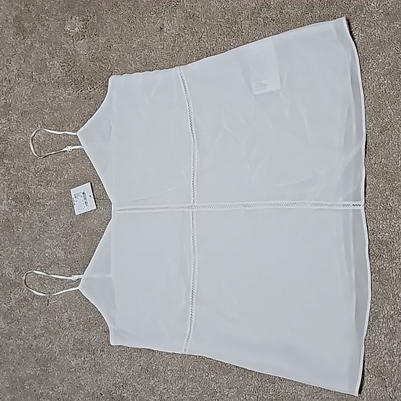 Club Monaco Tops - Club Monaco trim silk cami top